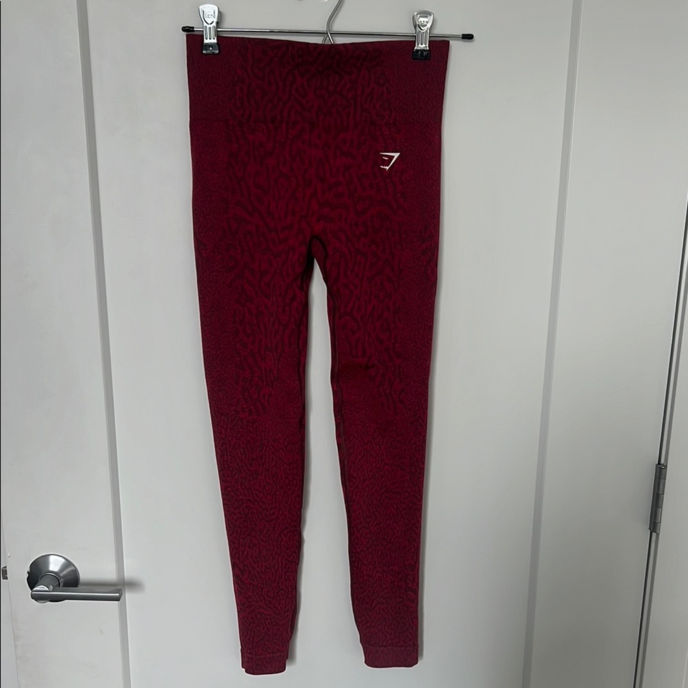 Gymshark Red Performance Leggings